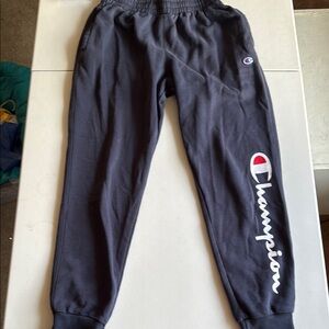 Champion Black Jogger Sweatpants with Elastic Cuffs